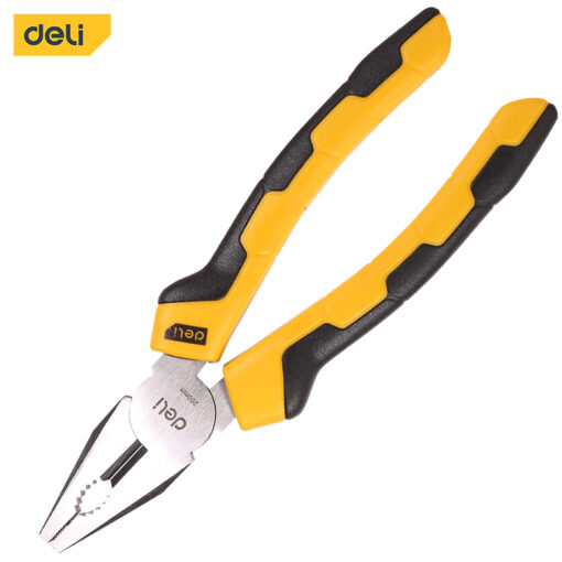 Kìm điện đa năng Deli EDL2008 - Đa năng kẹp cắt tuốt dây tay cầm cách điện an toàn