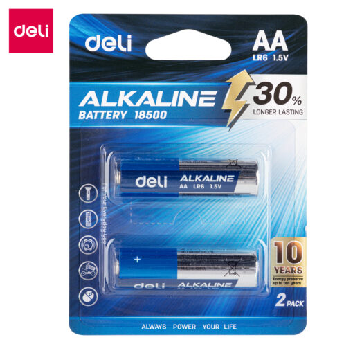 Pin kiềm AA Deli E18500 - Năng lượng bền bỉ cho thiết bị điện tử