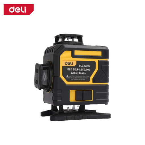 Máy cân bằng Laser 16 tia Deli EDL332216 - 16 tia xanh sắc nét cân chỉnh 4D mọi góc độ