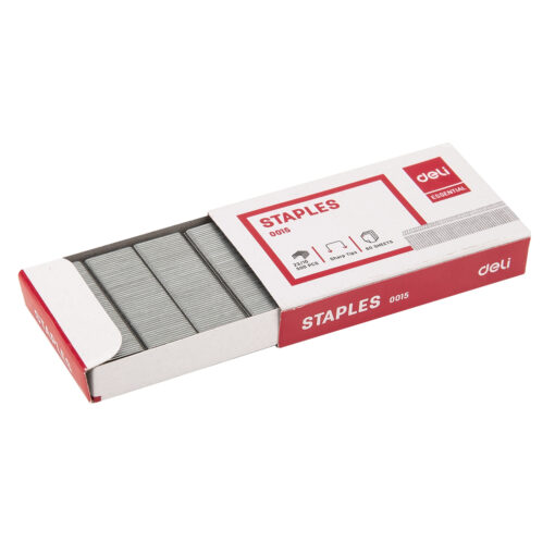 Kim bấm giấy 23/10 Deli E0015 - Ghim thép cứng cáp xuyên thấu tập giấy dày