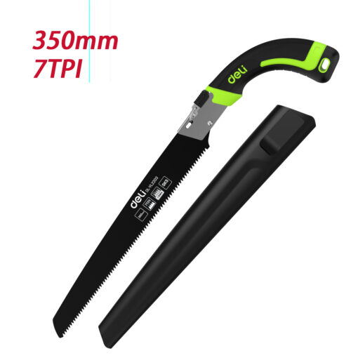 Cưa cành cầm tay Deli EDL-YL2203 - Răng cưa 3D xẻ gỗ nhanh chống kẹt cưa